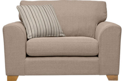 Collection Ashdown Fabric Cuddle Chair - Taupe